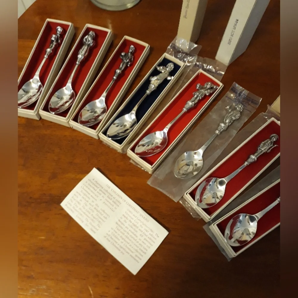 Christmas Reed and Barton Silverplate Spoons! 